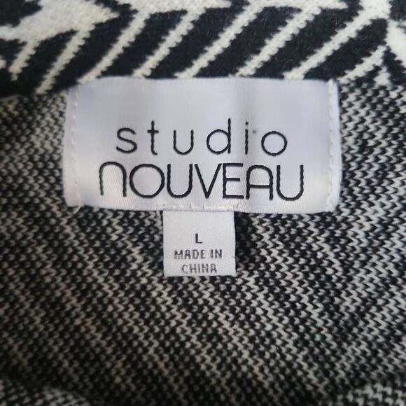 S14 Studio Nouveau pullover sweater with wide elbow-length boxy sleeves, NWOT - Picture 10 of 10
